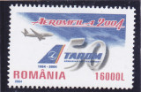 2004 - TAROM - 50 DE ANI DE EXISTENTA, LP1646 MNH ROMANIA, Transporturi, Nestampilat