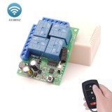 Cumpara ieftin Comutator releu telecomanda 4 relee + telecomanda automatiz diverse porti 220V, Oem