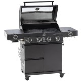 Gratar pe gaz Videro PRO G4-S negru, R&Ouml;SLE Essential GrillCooking
