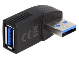 Cablu adaptor USB 3.0 USB A 270&deg;