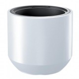 Ghiveci Heos White 390x440 mm, cu vas interior