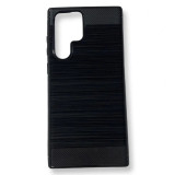 Cumpara ieftin Husa Cover Silicon Carbon pentru Samsung Galaxy S22 Ultra Negru, Contakt