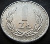 Moneda 1 ZLOT - RP POLONIA, anul 1986 * cod 3612 A, Europa, Aluminiu