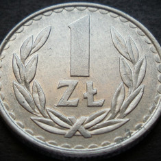 Moneda 1 ZLOT - RP POLONIA, anul 1986 * cod 3612 A