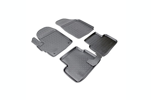 SET COVORASE AUTO CAUCIUC FIT CHEVROLET SPARK (2005-2011) - 5 PCS