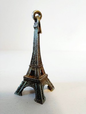 Figurina metal Turnul Eiffel France, 5cm inaltime foto