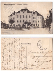 Targu Mures 1915 - Colegiul Reformat, ilustrata circulata foto