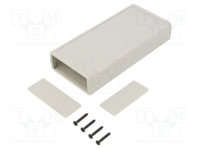Carcasă GAINTA cu panou ABS gri deschis 66,5mm x 140mm x 28mm foto