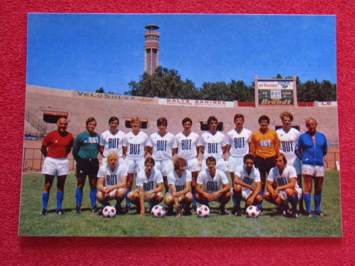 Foto (veche) - echipa de fotbal OLYMPIQUE MARSEILLE (Campioana Franta 1971)