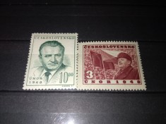 TIMBRE CEHOSLOVACIA 1949 foto