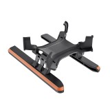 Tren de aterizare pliabil marca STARTRC compatibil cu drona DJI Avata 2, negru cu portocaliu