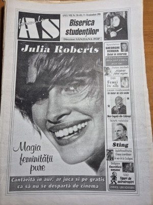 ziarul formula as 9 -16 noiembrie 1998 - nea goguta din calarasi , sting , julia roberts foto