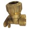 Racord din alamă pentru țeavă PE 90&deg; IG Suport de perete 25x3/4&quot;