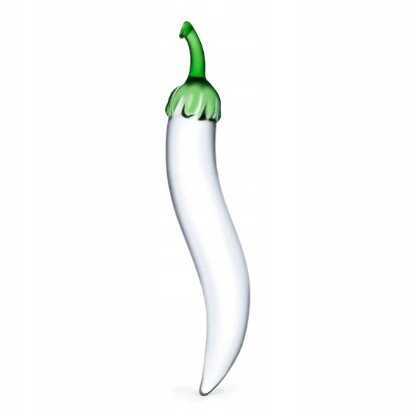 Dildo de sticlă - Glas Chili Pepper