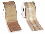 Cumpara ieftin Set 4 panglici Christmas textil natur 60 mm x 10 m