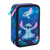Penar cu 2 compartimente echipat, Coolpack, Disney Stitch, Blue