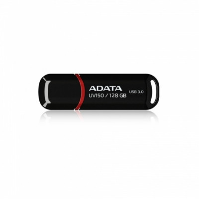 Stick memorie USB AData UV150 128 GB USB 3.0 negru foto