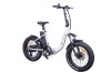 Bicicleta electrica Z-Tech ZT-89-C FATBIKE pliabila, motor 250W, 48V 13Ah, autonomie 60km - Alb
