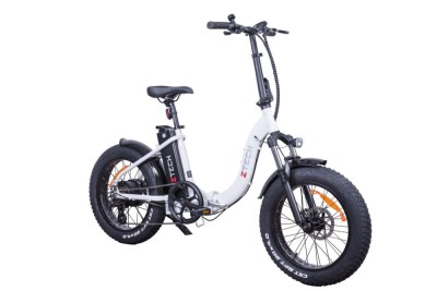 Bicicleta electrica Z-Tech ZT-89-C FATBIKE pliabila, motor 250W, 48V 13Ah, autonomie 60km - Alb foto