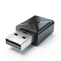 Receiver USB bluetooth 5.0 EDR transmiter si receiver stereo cu mufa jack 3,5mm