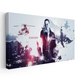 Tablou afis Eminem cantaret rap 2400 Tablou canvas pe panza CU RAMA 60x120 cm