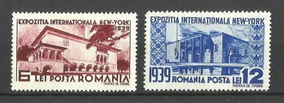 ROMANIA 1939 LP 129 - EXPOZITIA INTERNATIONALA NEW YORK -- MNH foto