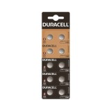 10x Duracell G13 / AG13 / L1154 / LR44 / 157 / A76 1.5V baterie plata