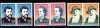 A11 TX10 6 - 1989 - Aniversari - comemorari - perechi de doua timbre, Oameni, Nestampilat