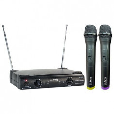 SET 2 MICROFOANE WIRELESS UHF 863.2 &amp;amp; 864.2 MHZ foto