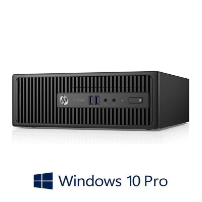 Calculatoare HP ProDesk 400 G3 SFF, Quad Core i5-6500, 16GB DDR4, Win 10 Pro foto