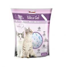 ASTERNUT PENTRU LITIERA PISICI NISIP SILICA-GEL FIGARO PREMIUM 3.8L-PH INDICATOR foto