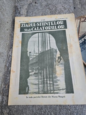 Ziarul Ştiinţelor şi al Călătoriilor nr.37/1933 foto