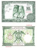 Spania 1 000 1000 Pesetas 1957 P-149 aUNC
