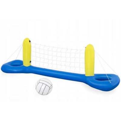 Set volei pentru piscina, cu fileu si minge, 244x64 cm, Bestway GartenVIP DiyLine foto