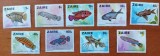ZAIR-&#039;&#039;FAUNA MARINA-PESTI&#039;&#039; Serie de 9val..-MNH NESTAMP. -vezi scan, Nestampilat
