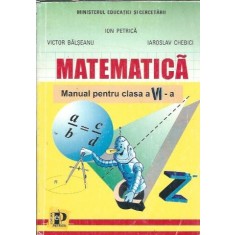 Matematica. Manual pentru clasa a VI-a - Ion Petrica