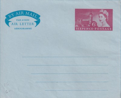 FILATELIE TEMATICA - PLIC MAREA BRITANIE TEMATICA AVION AVIOANE AVIATIE AIRMAIL AEROGRAM foto