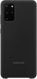 Husa de protectie Samsung pentru Galaxy S20 Plus, Silicone Cover,Black