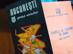 Ghidul strazilor/ Traseele transport comun, anii&#039;80