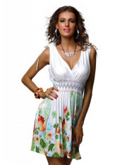 Rochie Boho Chic cu Imprimeu Floral foto