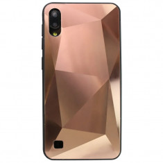 Husa Oglinda Prism Samsung Galaxy A10/M10 Roz Gold foto