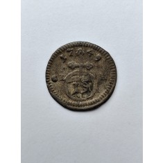 Moneda Argint 1 Pfennig 1749 CLR Brandenburg-Bayreuth
