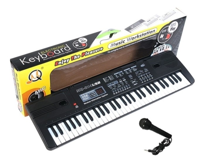 Orga electronica incepatori cu 61 clape, intrare USB si citire MP3 player