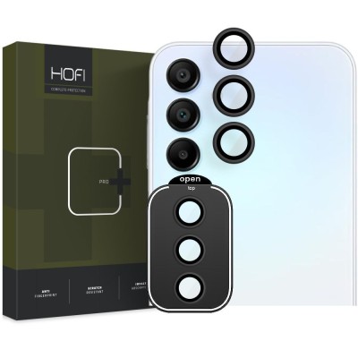 Folie de protectie camera Hofi Camring Pro+ pentru Samsung Galaxy A55 5G Negru foto