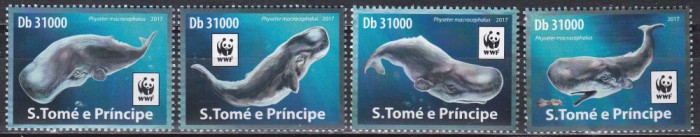 Sao Tome și Principe 2017 - WWF - Cașlot, MNH