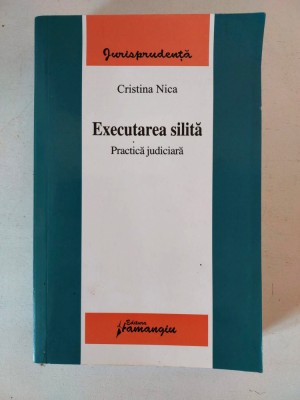 Executarea silita. Practica judiciara, Cristina Nica, 2008 foto