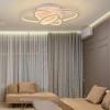 Lustra Led Izotop cu Telecomanda, 83W, Lumina Rece Calda Neutra, Dimabila, Alb, Alessandro DESIGN