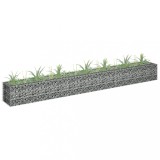 Strat &icirc;naltat gabion, 270 x 30 x 30 cm, otel galvanizat GartenMobel Dekor, vidaXL