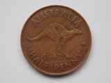 half penny 1942 Australia