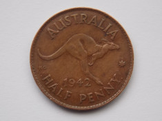 half penny 1942 Australia foto